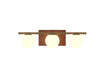 Accord Lighting - Three Light Wall Lamp - Sfera - Imbuia- Union Lighting Luminaires Decor
