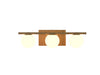 Accord Lighting - Three Light Wall Lamp - Sfera - Louro Freijo- Union Lighting Luminaires Decor