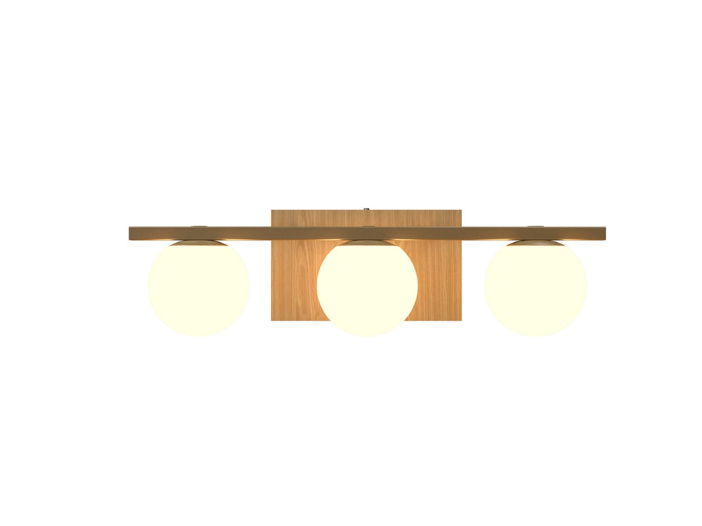 Accord Lighting - Three Light Wall Lamp - Sfera - Sand- Union Lighting Luminaires Decor