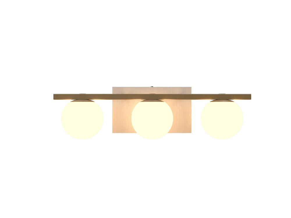 Accord Lighting - Three Light Wall Lamp - Sfera - Organic White- Union Lighting Luminaires Decor