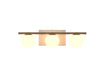 Accord Lighting - Three Light Wall Lamp - Sfera - Organic White- Union Lighting Luminaires Decor