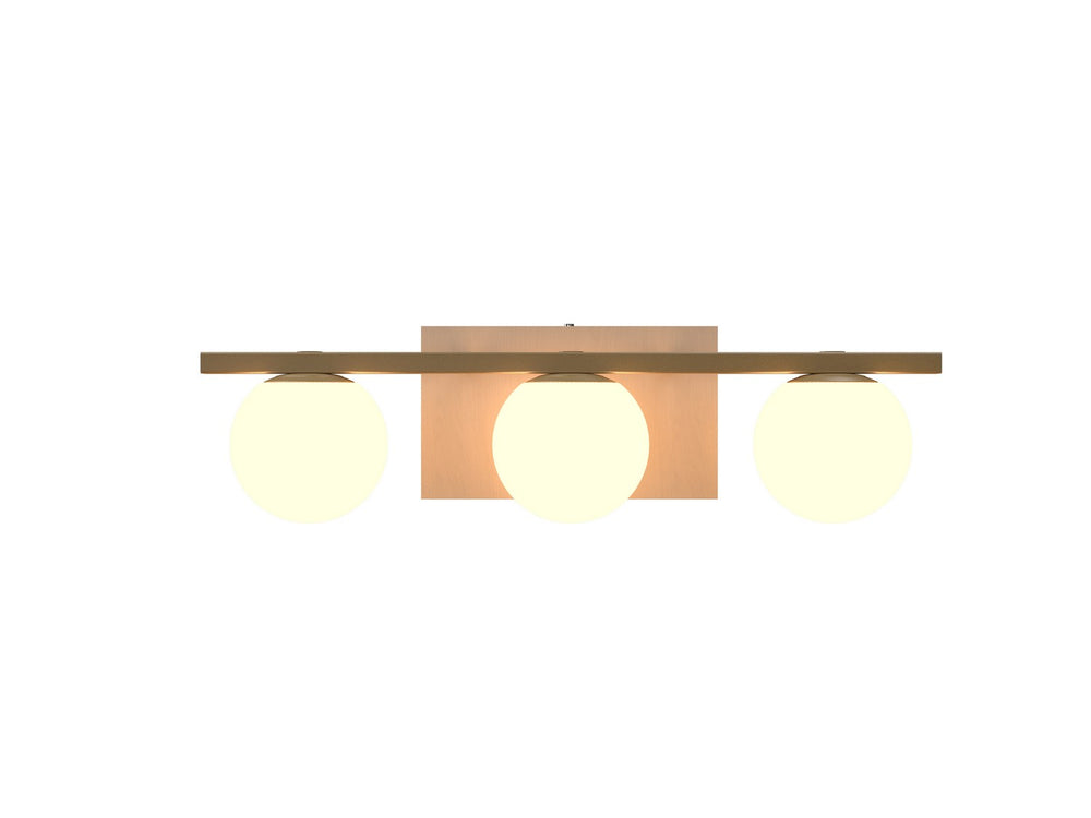 Accord Lighting - Three Light Wall Lamp - Sfera - Organic Cappuccino- Union Lighting Luminaires Decor