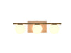 Accord Lighting - Three Light Wall Lamp - Sfera - Organic Cappuccino- Union Lighting Luminaires Decor