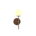 Accord Lighting - One Light Wall Lamp - Sfera - Imbuia- Union Lighting Luminaires Decor