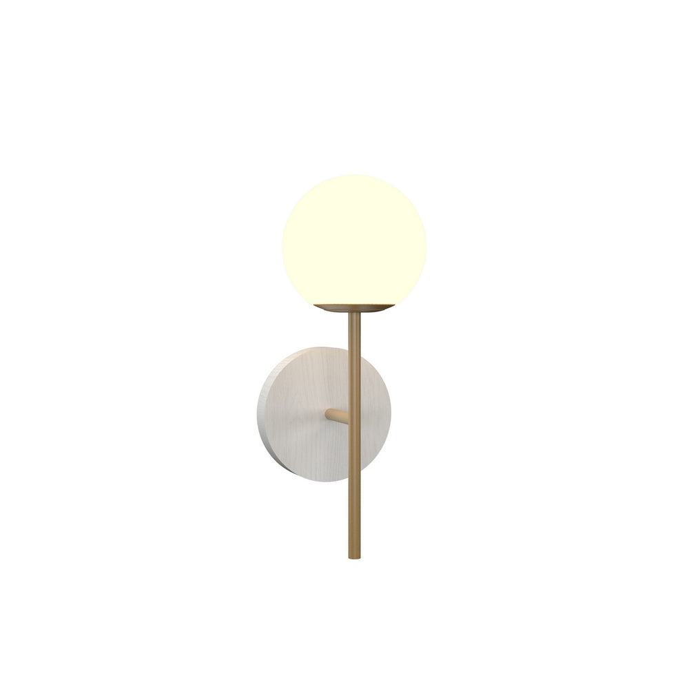 Accord Lighting - One Light Wall Lamp - Sfera - Organic White- Union Lighting Luminaires Decor