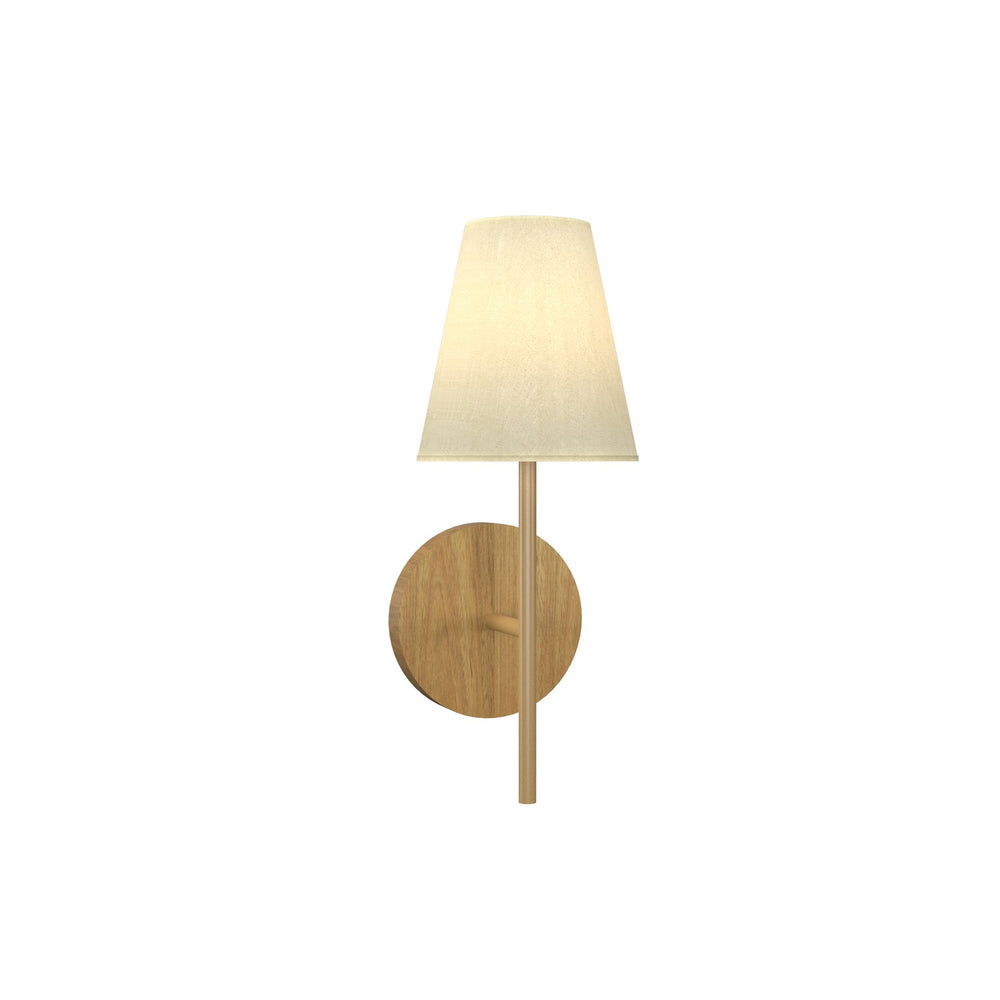 Accord Lighting - One Light Wall Lamp - Conic - Louro Freijo- Union Lighting Luminaires Decor