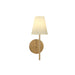 Accord Lighting - One Light Wall Lamp - Conic - Louro Freijo- Union Lighting Luminaires Decor