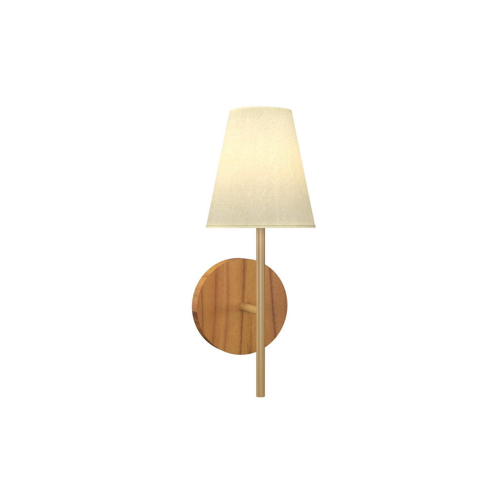 Accord Lighting - One Light Wall Lamp - Conic - Teak- Union Lighting Luminaires Decor