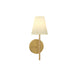 Accord Lighting - One Light Wall Lamp - Conic - Organic Gold- Union Lighting Luminaires Decor