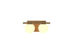 Accord Lighting - Two Light Wall Lamp - Sfera - Louro Freijo- Union Lighting Luminaires Decor