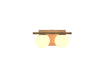 Accord Lighting - Two Light Wall Lamp - Sfera - Maple- Union Lighting Luminaires Decor