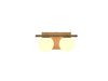 Accord Lighting - Two Light Wall Lamp - Sfera - Sand- Union Lighting Luminaires Decor