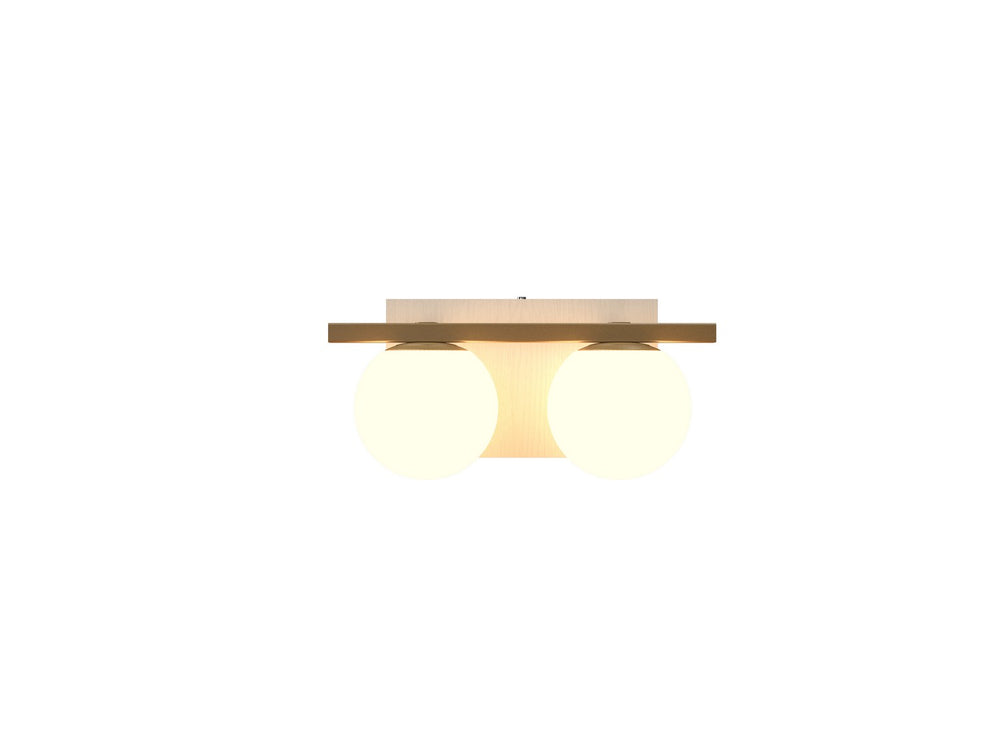 Accord Lighting - Two Light Wall Lamp - Sfera - Organic White- Union Lighting Luminaires Decor