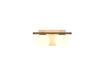 Accord Lighting - Two Light Wall Lamp - Sfera - Organic White- Union Lighting Luminaires Decor