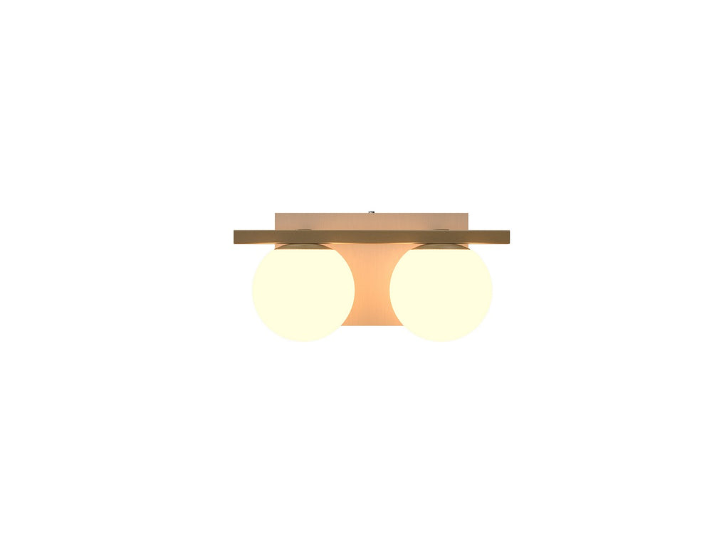 Accord Lighting - Two Light Wall Lamp - Sfera - Organic Cappuccino- Union Lighting Luminaires Decor