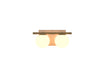 Accord Lighting - Two Light Wall Lamp - Sfera - Organic Cappuccino- Union Lighting Luminaires Decor