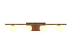 Accord Lighting - Four Light Wall Lamp - Sfera - Imbuia- Union Lighting Luminaires Decor