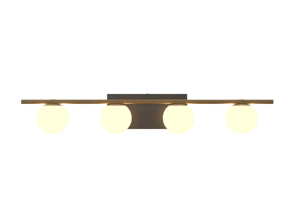 Accord Lighting - Four Light Wall Lamp - Sfera - Organic Grey- Union Lighting Luminaires Decor