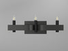 Accord Lighting - Three Light Wall Lamp - Flow - Charcoal- Union Lighting Luminaires Decor
