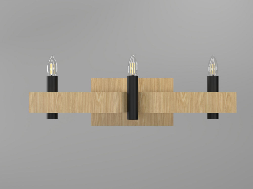 Accord Lighting - Three Light Wall Lamp - Flow - Sand- Union Lighting Luminaires Decor