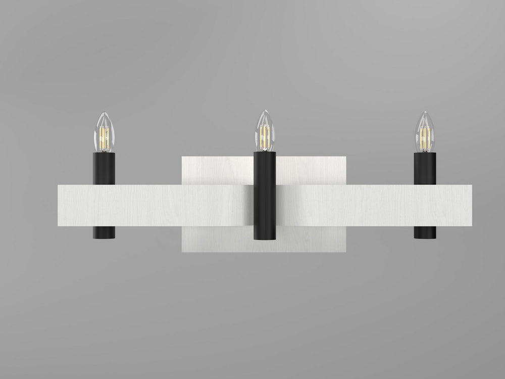 Accord Lighting - Three Light Wall Lamp - Flow - Organic White- Union Lighting Luminaires Decor