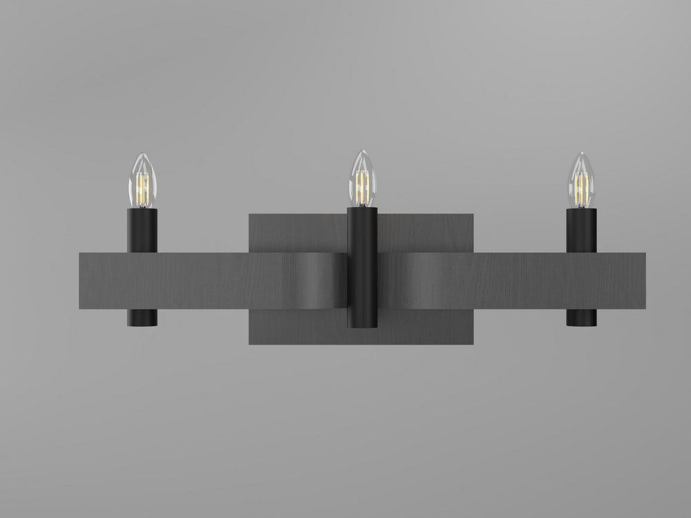 Accord Lighting - Three Light Wall Lamp - Flow - Organic Grey- Union Lighting Luminaires Decor