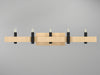 Accord Lighting - Four Light Wall Lamp - Flow - Maple- Union Lighting Luminaires Decor