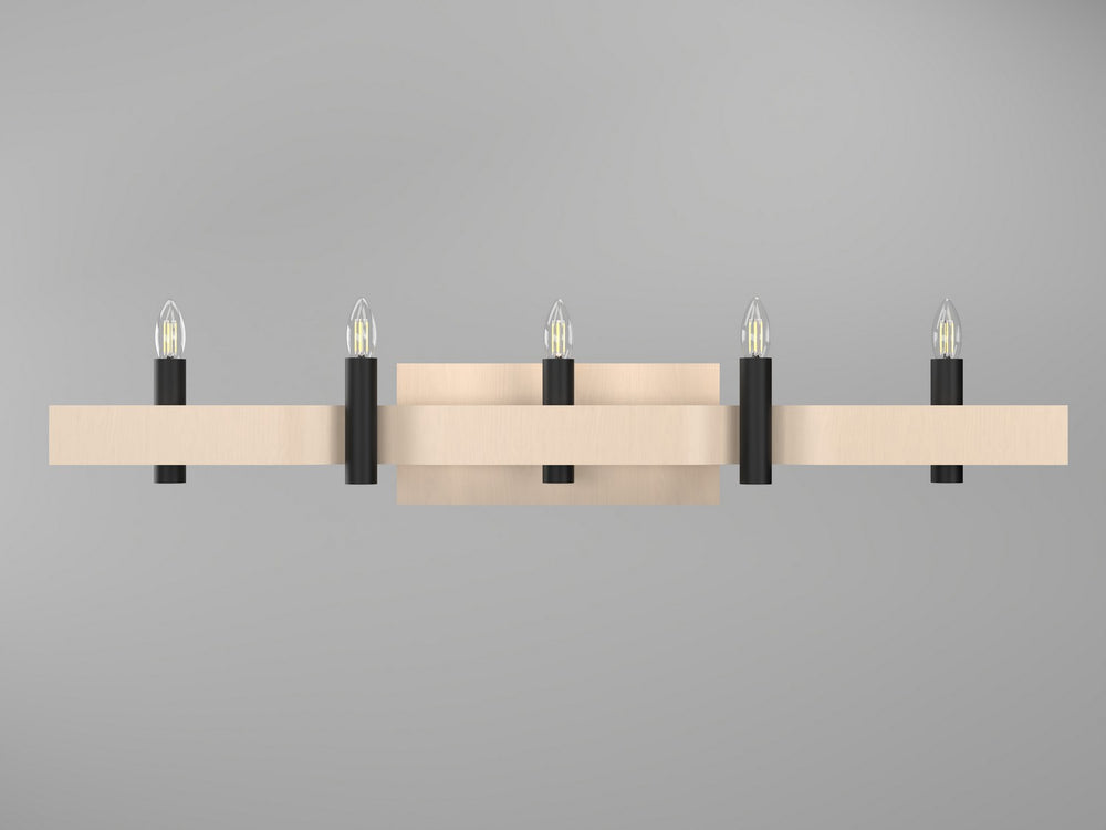 Accord Lighting - Four Light Wall Lamp - Flow - Organic Cappuccino- Union Lighting Luminaires Decor