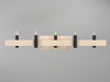 Accord Lighting - Four Light Wall Lamp - Flow - Organic Cappuccino- Union Lighting Luminaires Decor