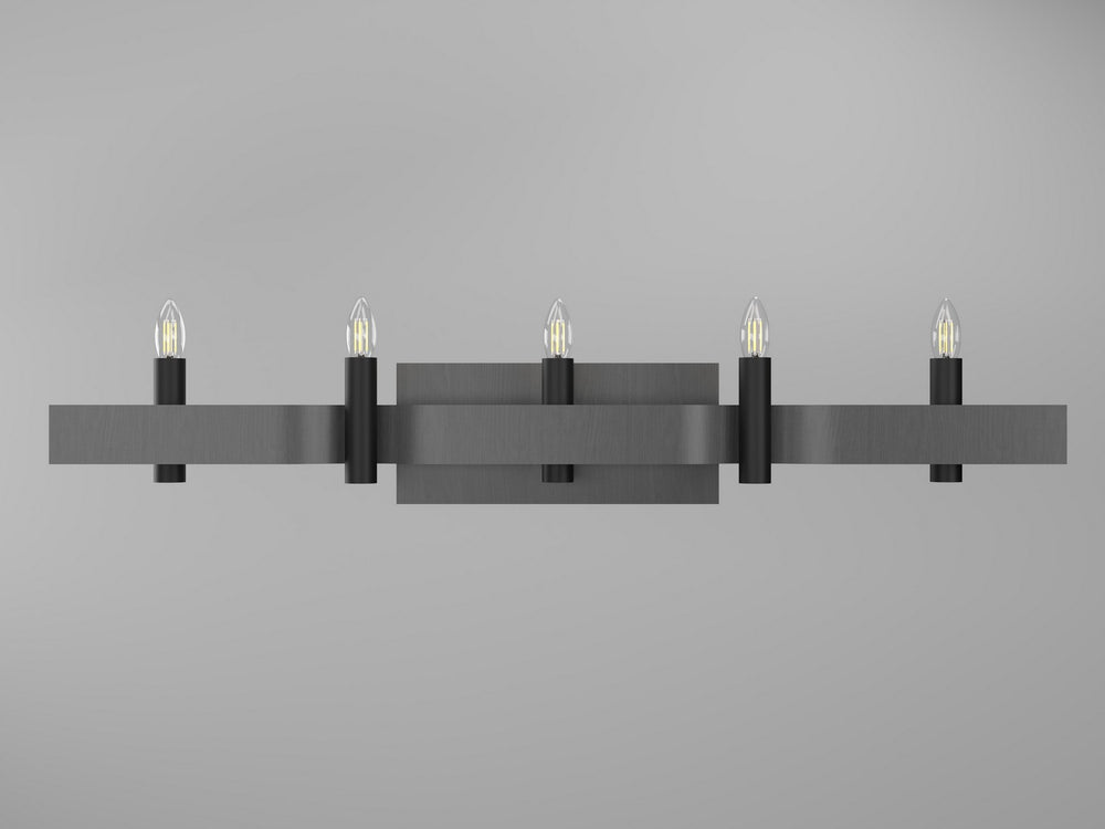 Accord Lighting - Four Light Wall Lamp - Flow - Organic Grey- Union Lighting Luminaires Decor
