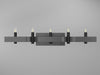 Accord Lighting - Four Light Wall Lamp - Flow - Organic Grey- Union Lighting Luminaires Decor
