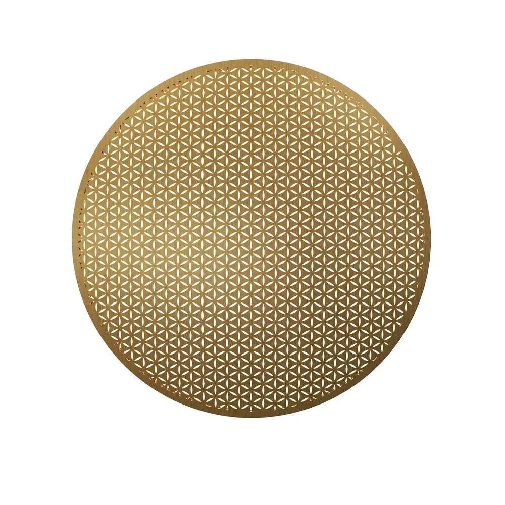 Accord Lighting - One Light Wall Lamp - Harmony - Organic Gold- Union Lighting Luminaires Decor