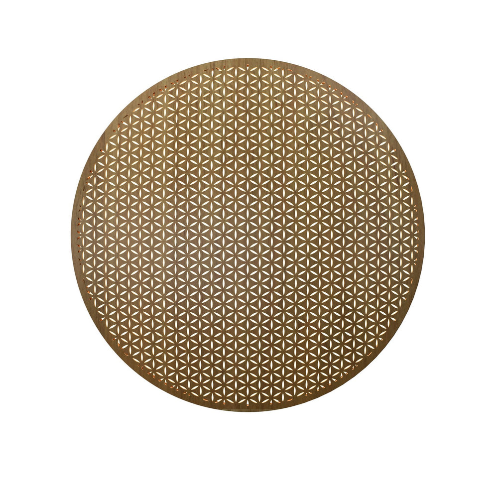 Accord Lighting - Three Light Wall Lamp - Harmony - Louro Freijo- Union Lighting Luminaires Decor