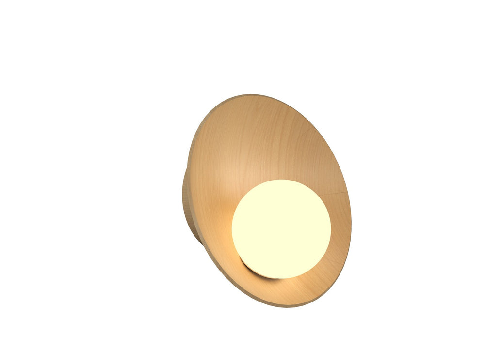 Accord Lighting - One Light Wall Lamp - Oyster - Maple- Union Lighting Luminaires Decor