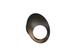 Accord Lighting - One Light Wall Lamp - Oyster - Charcoal- Union Lighting Luminaires Decor