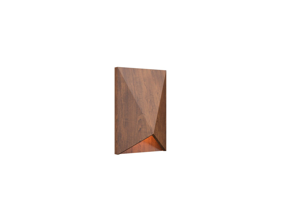 Accord Lighting - One Light Wall Lamp - Facet - Imbuia- Union Lighting Luminaires Decor