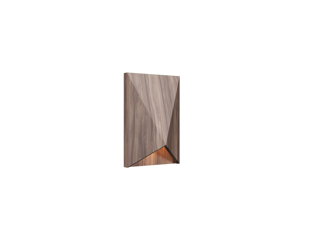 Accord Lighting - One Light Wall Lamp - Facet - American Walnut- Union Lighting Luminaires Decor