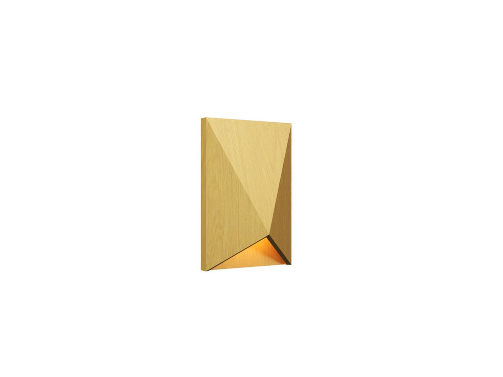 Accord Lighting - One Light Wall Lamp - Facet - Organic Gold- Union Lighting Luminaires Decor