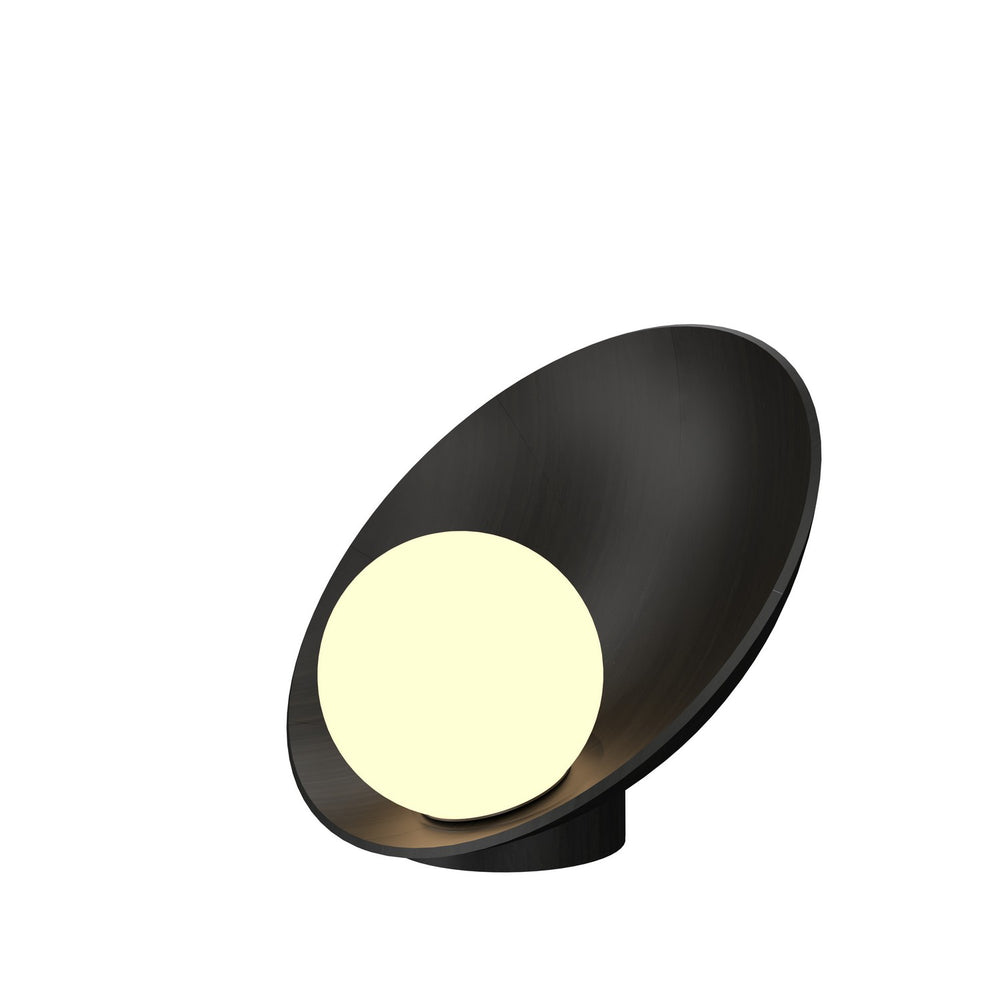 Accord Lighting - One Light Table Lamp - Oyster - Charcoal- Union Lighting Luminaires Decor