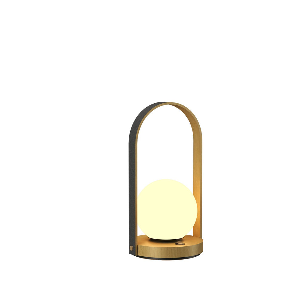 Accord Lighting - One Light Table Lamp - Strap - Organic Gold- Union Lighting Luminaires Decor