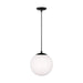 Visual Comfort Studio Canada - One Light Pendant - Leo - Hanging Globe - Midnight Black- Union Lighting Luminaires Decor