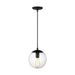 Visual Comfort Studio Canada - One Light Pendant - Leo - Hanging Globe - Midnight Black- Union Lighting Luminaires Decor