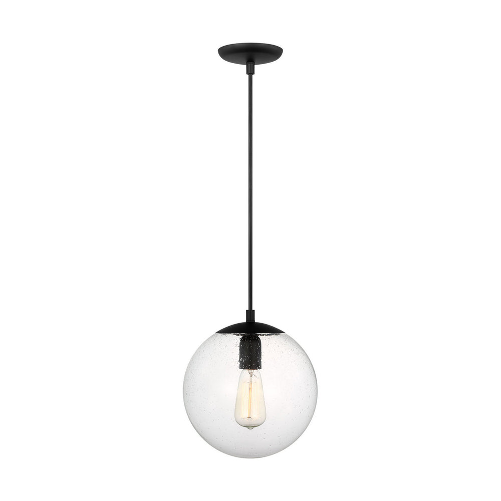 Visual Comfort Studio Canada - One Light Pendant - Leo - Hanging Globe - Midnight Black- Union Lighting Luminaires Decor