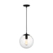 Visual Comfort Studio Canada - One Light Pendant - Leo - Hanging Globe - Midnight Black- Union Lighting Luminaires Decor