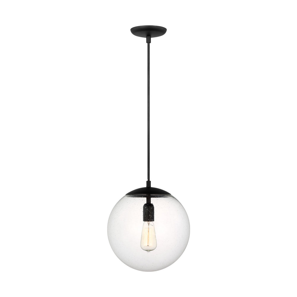 Visual Comfort Studio Canada - One Light Pendant - Leo - Hanging Globe - Midnight Black- Union Lighting Luminaires Decor