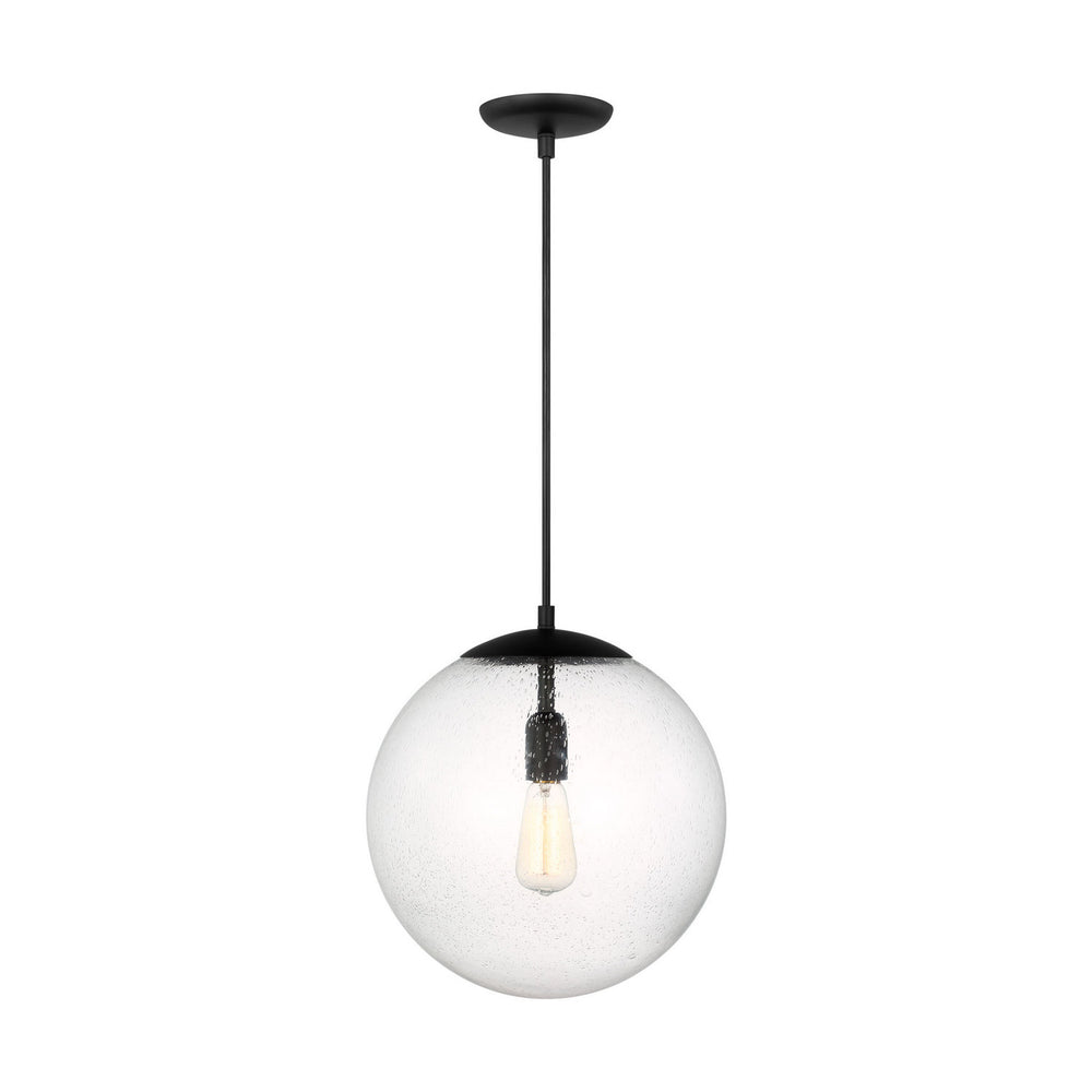 Visual Comfort Studio Canada - One Light Pendant - Leo - Hanging Globe - Midnight Black- Union Lighting Luminaires Decor