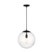 Visual Comfort Studio Canada - One Light Pendant - Leo - Hanging Globe - Midnight Black- Union Lighting Luminaires Decor