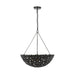 Visual Comfort Studio Canada - Six Light Pendant - Kelan - Aged Iron- Union Lighting Luminaires Decor