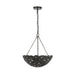Visual Comfort Studio Canada - Six Light Pendant - Kelan - Aged Iron- Union Lighting Luminaires Decor