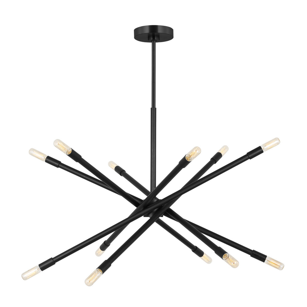 Visual Comfort Studio Canada - 12 Light Chandelier - Eastyn - Midnight Black- Union Lighting Luminaires Decor